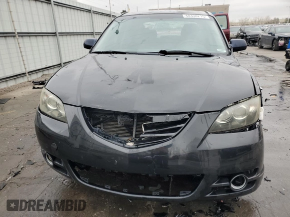 2005 Mazda 3 s with VIN JM1BK323551247446, listed as a Copart auction lot 48338215 with 163,744 mi miles and Salvage Title. Bid and sale history available at carsss.com. Image 5.