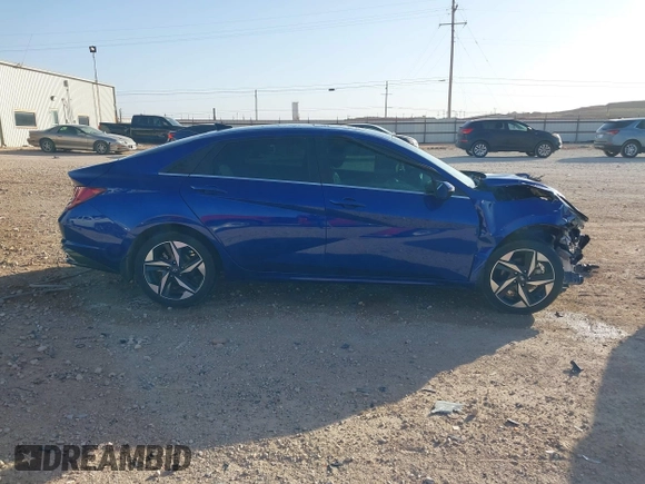 2023 Hyundai Elantra Limited with VIN 5NPLP4AG7PH110309, listed as a IAAI auction lot 41839676 with 37,198 mi miles and . Bid and sale history available at DreamBid. Image 13.