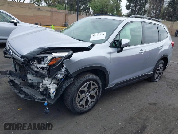 2021 Subaru Forester Premium with VIN JF2SKAFC9MH431021, listed as a IAAI auction lot 42334038 with 37,491 mi miles and . Bid and sale history available at DreamBid. Image 20.