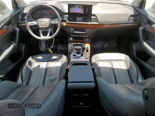 2021 Audi Q5 Premium with VIN WA1AAAFY2M2004785, listed as a Copart auction lot 56500595 with 79,376 mi miles and Salvage title. Bid and sale history available at DreamBid. Image 8.