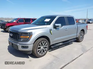 2024 Ford F-150 with VIN 1FTFW2K52RKD40023, listed as a IAAI auction lot 41731516 with 8,781 mi miles and . Bid and sale history available at DreamBid. Image 2.