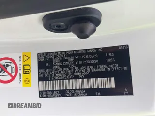 2017 Lexus RX 350 with VIN 2T2ZZMCA3HC038392, listed as a IAAI auction lot 39197812 with Not provided miles and . Bid and sale history available at DreamBid. Image 9.
