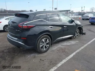 2020 Nissan Murano SV with VIN 5N1AZ2BSXLN158000, listed as a IAAI auction lot 41290253 with 80,239 mi miles. Bid and sale history available at carsss.com. Image 4.