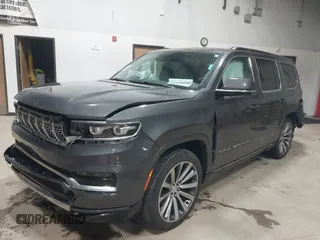 2022 Jeep Grand Wagoneer Series I with VIN 1C4SJVEJ2NS113397, listed as a IAAI auction lot 41943632 with 21,255 mi miles and . Bid and sale history available at DreamBid. Image 2.