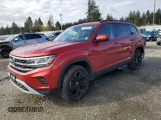 2022 Volkswagen Atlas 3.6L V6 SE w/Technology with VIN 1V2HR2CA4NC514723, listed as a Copart auction lot 51495065 with 71,201 mi miles and Salvage Title. Bid and sale history available at carsss.com. Image 1.