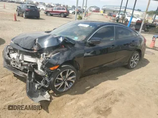 2020 Honda Civic Sedan Sport with VIN 2HGFC2F86LH506332, listed as a Copart auction lot 72094644 with 86,640 mi miles and Salvage Title. Bid and sale history available at carsss.com. Image 1.