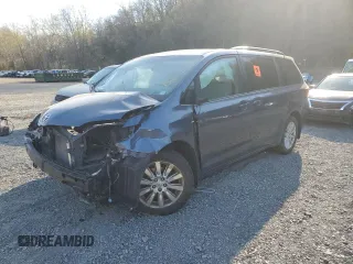 2017 Toyota Sienna LE with VIN 5TDJZ3DC9HS148575, listed as a Copart auction lot 53228805 with Not provided miles and Salvage title. Bid and sale history available at DreamBid. Image 1.