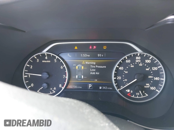 2016 Nissan Maxima SV with VIN 1N4AA6AP5GC395274, listed as a IAAI auction lot 41616698 with 102,736 mi miles and . Bid and sale history available at DreamBid. Image 7.