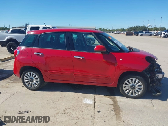 2014 FIAT 500L Easy with VIN ZFBCFABH7EZ027657, listed as a IAAI auction lot 40808990 with 107,591 mi miles and . Bid and sale history available at DreamBid. Image 14.