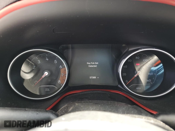 2018 Jeep Compass Trailhawk with VIN 3C4NJDDB1JT501151, listed as a Copart auction lot 60978135 with Not provided miles and Salvage title. Bid and sale history available at DreamBid. Image 9.