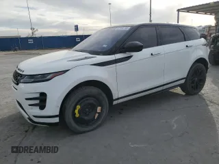 2021 Land Rover Range Rover Evoque R-Dynamic S with VIN SALZT2FX3MH135276, listed as a Copart auction lot 42966195 with 90,596 mi miles and Salvage Title. Bid and sale history available at carsss.com. Image 1.