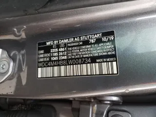 2020 Mercedes-Benz GLB with VIN WDC4M4HB8LW008734, listed as a Copart auction lot 67641352 with 37,354 mi miles. Bid and sale history available at carsss.com. Image 14.