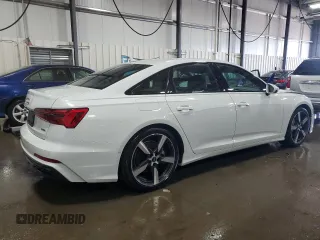 2021 Audi A6 Premium Plus with VIN WAUL2AF20MN031146, listed as a Copart auction lot 60095034 with 30,839 mi miles and Salvage Title. Bid and sale history available at carsss.com. Image 3.
