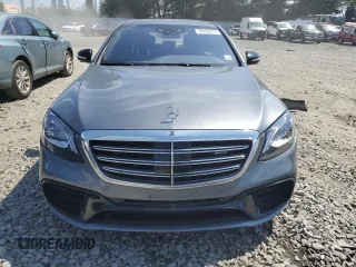 2019 Mercedes-Benz S-Class AMG S 63 with VIN WDDUG8JB9KA479064, listed as a Copart auction lot 69260874 with 111,984 mi miles and Salvage Title. Bid and sale history available at carsss.com. Image 5.