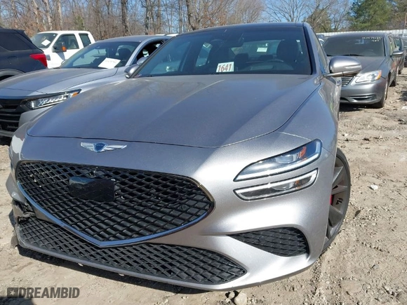 2022 Genesis G70 3.3T with VIN KMTG54TE0NU084191, listed as a IAAI auction lot 41479649 with 51,548 mi miles. Bid and sale history available at carsss.com. Image 12.