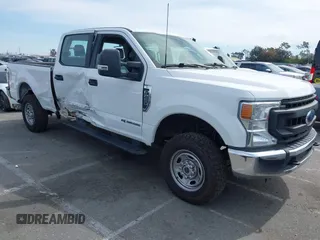 2022 Ford Super Duty F-250 SRW XL with VIN 1FT7W2BT5NEC17344, listed as a IAAI auction lot 41756544 with 76,880 mi miles. Bid and sale history available at carsss.com. Image 1.