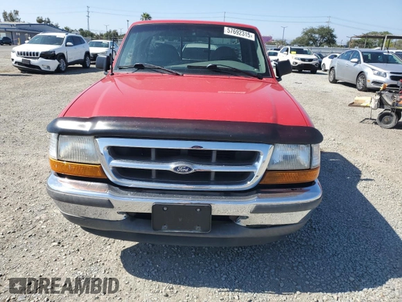 1998 Ford Ranger XL with VIN 1FTYR10CXWUC52056, listed as a Copart auction lot 57692315 with 83,419 mi miles and Clean title. Bid and sale history available at DreamBid. Image 5.