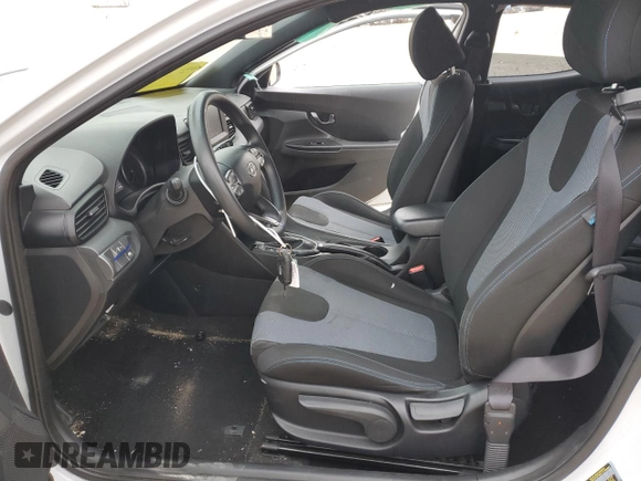 2019 Hyundai Veloster 2.0 with VIN KMHTG6AF5KU018693, listed as a Copart auction lot 76660363 with 74,498 mi miles. Bid and sale history available at carsss.com. Image 7.