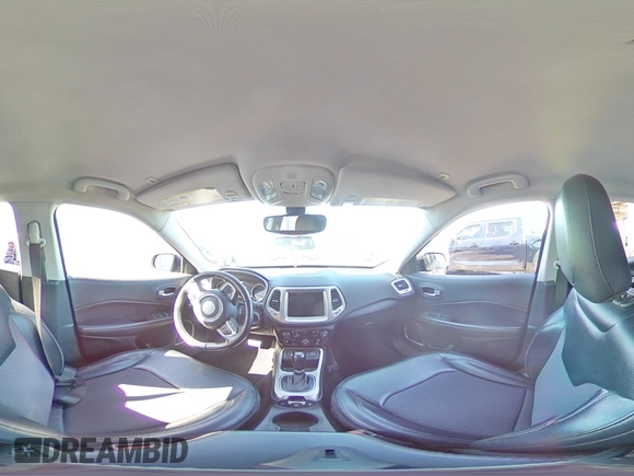 2017 Jeep Compass Latitude with VIN 3C4NJCBB6HT669441, listed as a Copart auction lot 49225475 with 61,568 mi miles and Salvage title. Bid and sale history available at DreamBid. Image 15.