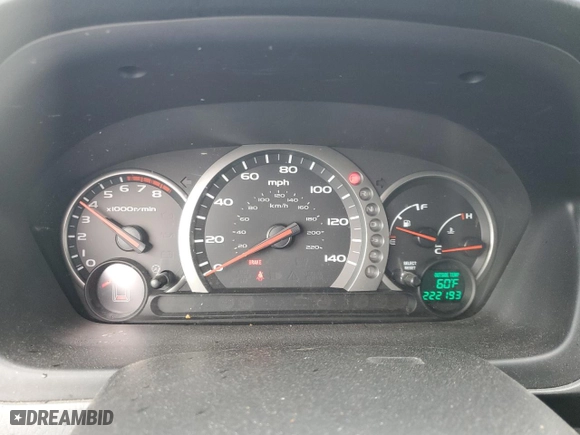 2005 Honda Pilot EX-L with NAVI with VIN 2HKYF18755H570319, listed as a Copart auction lot 51224255 with 222,193 mi miles and Salvage Title. Bid and sale history available at carsss.com. Image 9.
