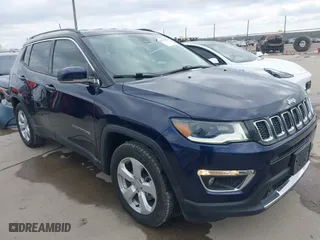 2019 Jeep Compass Limited with VIN 3C4NJCCB7KT749417, listed as a IAAI auction lot 41376703 with 69,708 mi miles. Bid and sale history available at carsss.com. Image 1.