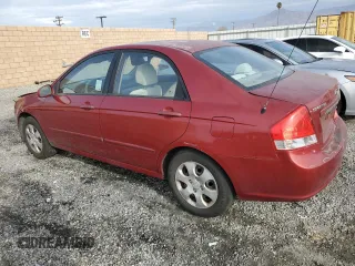 2009 Kia Spectra EX with VIN KNAFE222195620150, listed as a Copart auction lot 47403365 with 141,426 mi miles and Salvage Title. Bid and sale history available at DreamBid. Image 2.