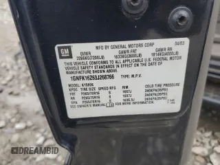 2003 Chevrolet Suburban LT z VIN 1GNFK16Z63J268766, wystawiony jako Copart lot #54192505 z przebiegiem 236 968 mil mil oraz Nie do naprawy • Non repairable. Historia ofert i sprzedaży dostępna na DreamBid. Obrazek 13.