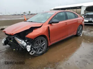 2021 Kia Forte GT-Line z VIN 3KPF34AD9ME309912, wystawiony jako Copart lot #55678825 z przebiegiem 74 309 mil mil oraz Szkoda całkowita • Salvage title. Historia ofert i sprzedaży dostępna na DreamBid. Obrazek 1.