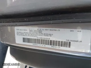 2009 Subaru Legacy Special Edition with VIN 4S3BL616597222186, listed as a IAAI auction lot 41879781 with 140,779 mi miles. Bid and sale history available at carsss.com. Image 9.