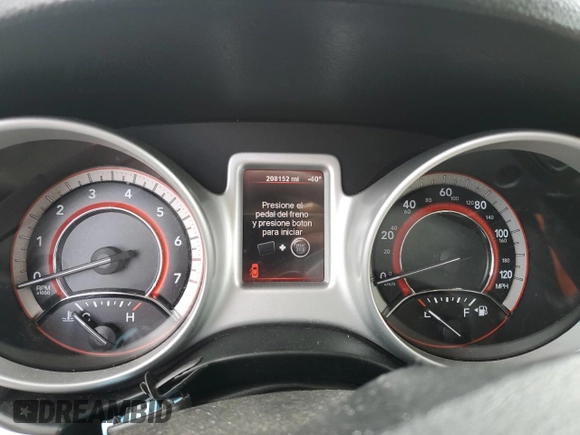 2012 Dodge Journey SXT z VIN 3C4PDCBG3CT213515, wystawiony jako Copart lot #58128845 z przebiegiem 208 152 mil mil oraz Szkoda całkowita • Salvage title. Historia ofert i sprzedaży dostępna na DreamBid. Obrazek 9.