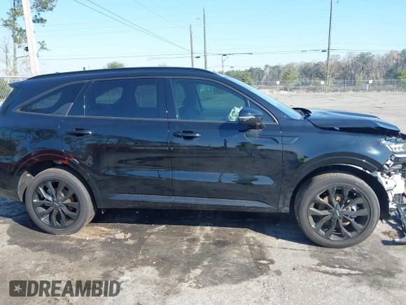 2023 Kia Sorento X-Line SX Prestige with VIN 5XYRKDLF2PG245301, listed as a IAAI auction lot 41667117 with 9,373 mi miles. Bid and sale history available at carsss.com. Image 13.