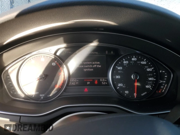 2024 Audi A5 Sportback S line Premium z VIN WAUDACF58RA004479, wystawiony jako Copart lot #48067125 z przebiegiem 5 952 mil mil oraz Szkoda całkowita • Salvage title. Historia ofert i sprzedaży dostępna na DreamBid. Obrazek 9.