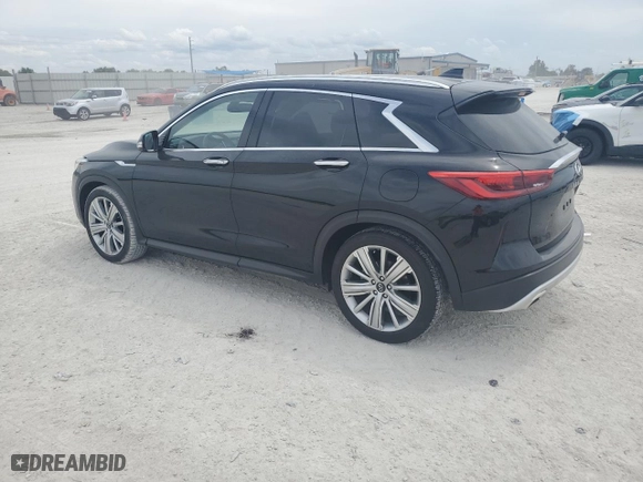 2020 Infiniti QX50 AUTOGRAPH with VIN 3PCAJ5M13LF112119, listed as a Copart auction lot 50405495 with 15,666 mi miles and Salvage Title. Bid and sale history available at carsss.com. Image 2.