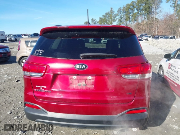 2018 Kia Sorento LX V6 with VIN 5XYPGDA50JG423071, listed as a IAAI auction lot 41275965 with 87,264 mi miles. Bid and sale history available at carsss.com. Image 16.
