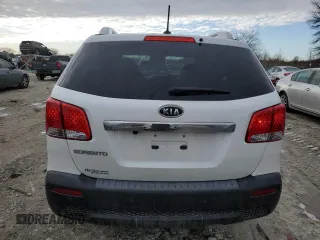 2012 Kia Sorento LX with VIN 5XYKT4A66CG264736, listed as a Copart auction lot 42337365 with 161,870 mi miles and Salvage Title. Bid and sale history available at DreamBid. Image 6.