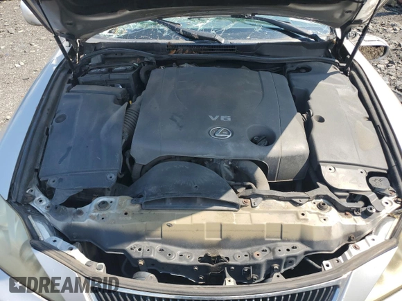 2008 Lexus IS 250 with VIN JTHCK262782020160, listed as a Copart auction lot 65036405 with 218,099 mi miles and Clean title. Bid and sale history available at DreamBid. Image 11.