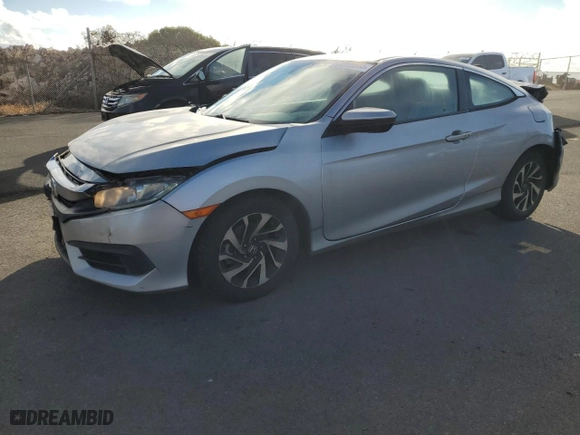 2017 Honda Civic Coupe LX-P with VIN 2HGFC4B04HH309730, listed as a Copart auction lot 87273844 with 97,567 mi miles and Salvage Title. Bid and sale history available at carsss.com. Image 1.