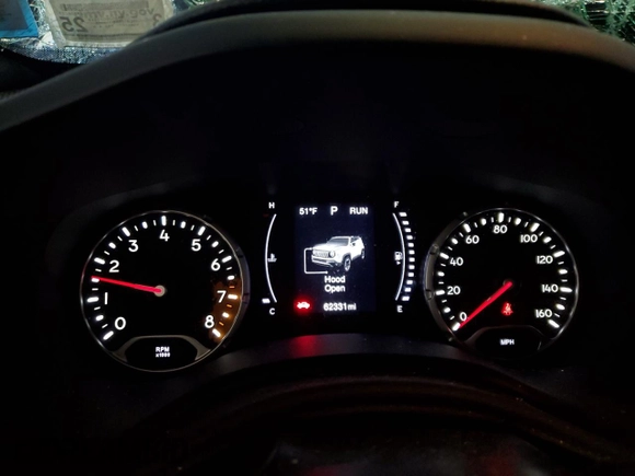 2018 Jeep Renegade Sport with VIN ZACCJBAB5JPG99448, listed as a Copart auction lot 48458525 with 62,331 mi miles and Salvage Title. Bid and sale history available at DreamBid. Image 9.