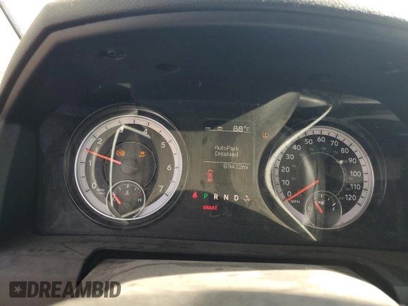 2021 Ram 1500 Tradesman with VIN 3C6RR7KT3MG685648, listed as a Copart auction lot 56912705 with 69,412 mi miles and Clean title. Bid and sale history available at DreamBid. Image 9.