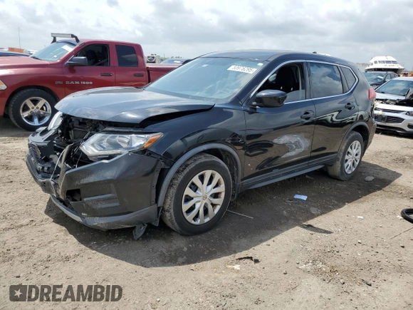 2017 Nissan Rogue S with VIN KNMAT2MT4HP618310, listed as a Copart auction lot 53976295 with 114,647 mi miles and Salvage Title. Bid and sale history available at carsss.com. Image 1.