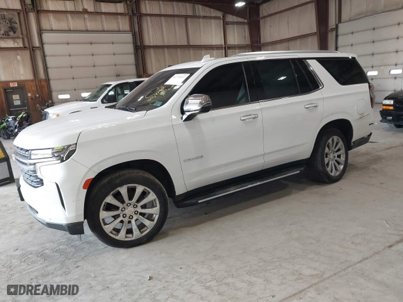 2023 Chevrolet Tahoe Premier with VIN 1GNSKSKD0PR217513, listed as a IAAI auction lot 41779222 with 55,424 mi miles. Bid and sale history available at carsss.com. Image 21.