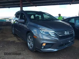 2019 Honda Odyssey EX z VIN 5FNRL6H55KB029225, wystawiony jako IAAI lot #42414004 z przebiegiem 71 265 mil mil oraz . Historia ofert i sprzedaży dostępna na DreamBid. Obrazek 1.