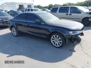 2013 Audi A4 Premium Plus with VIN WAUFFAFL0DN050466, listed as a IAAI auction lot 42082291 with 116,894 mi miles and . Bid and sale history available at DreamBid. Image 1.