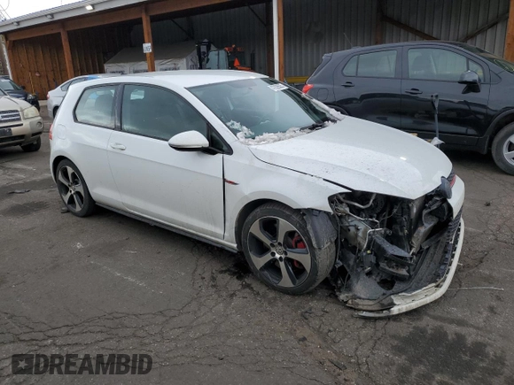 2016 Volkswagen Golf GTI S w/Performance Pkg with VIN 3VWT47AU8GM009223, listed as a Copart auction lot 47826535 with 124,020 mi miles and Salvage Title. Bid and sale history available at carsss.com. Image 4.