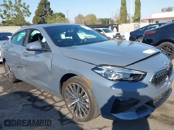 2022 BMW 2 Series 228i with VIN WBA53AK07N7K38682, listed as a IAAI auction lot 41233449 with 27,615 mi miles. Bid and sale history available at carsss.com. Image 6.