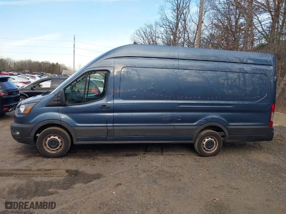 2023 Ford Transit Cargo Van with VIN 1FTBR3X86PKA19968, listed as a IAAI auction lot 41587524 with 44,987 mi miles. Bid and sale history available at carsss.com. Image 14.