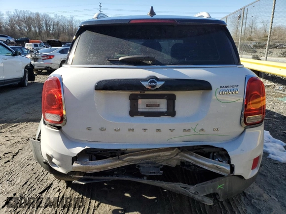 2018 MINI Countryman Cooper with VIN WMZYS7C37J3E08896, listed as a Copart auction lot 45502785 with 52,736 mi miles and Salvage title. Bid and sale history available at DreamBid. Image 6.