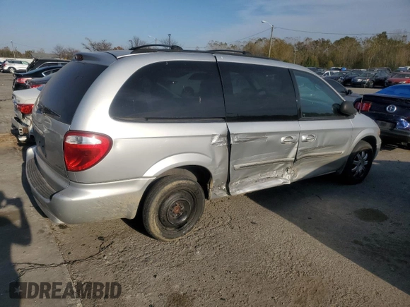 2007 Chrysler Town & Country LWB Touring with VIN 2A4GP54L47R184638, listed as a Copart auction lot 77556964 with 186,942 mi miles and Salvage Title. Bid and sale history available at carsss.com. Image 3.