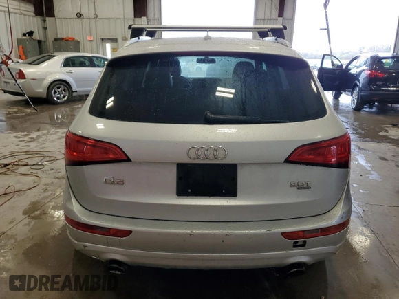 2013 Audi Q5 Premium with VIN WA1CFAFP0DA065608, listed as a Copart auction lot 55067905 with 151,336 mi miles and Salvage title. Bid and sale history available at DreamBid. Image 6.
