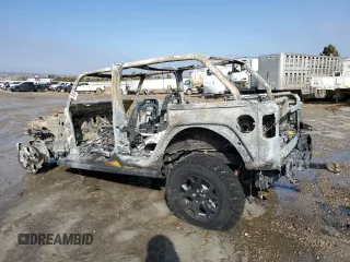 2023 Jeep Wrangler Willys Sport with VIN 1C4HJXDM5PW582884, listed as a Copart auction lot 46886015 with Not provided miles and Salvage title. Bid and sale history available at DreamBid. Image 2.